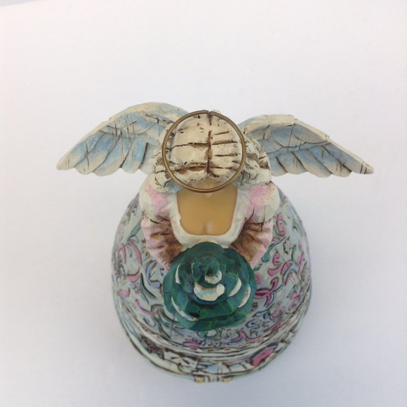 Jim Shore 2004 Heartwood Creek Angel "Landscape Sleeps" Winter Scene - Picture 5 of 15